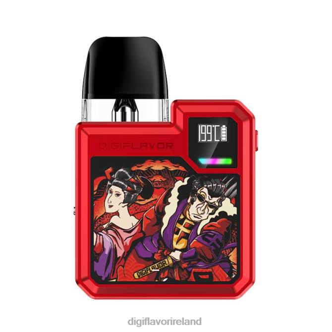 Digiflavor Pod Price - Digiflavor Digi-Q Pod Kit Samurai Red TRX450